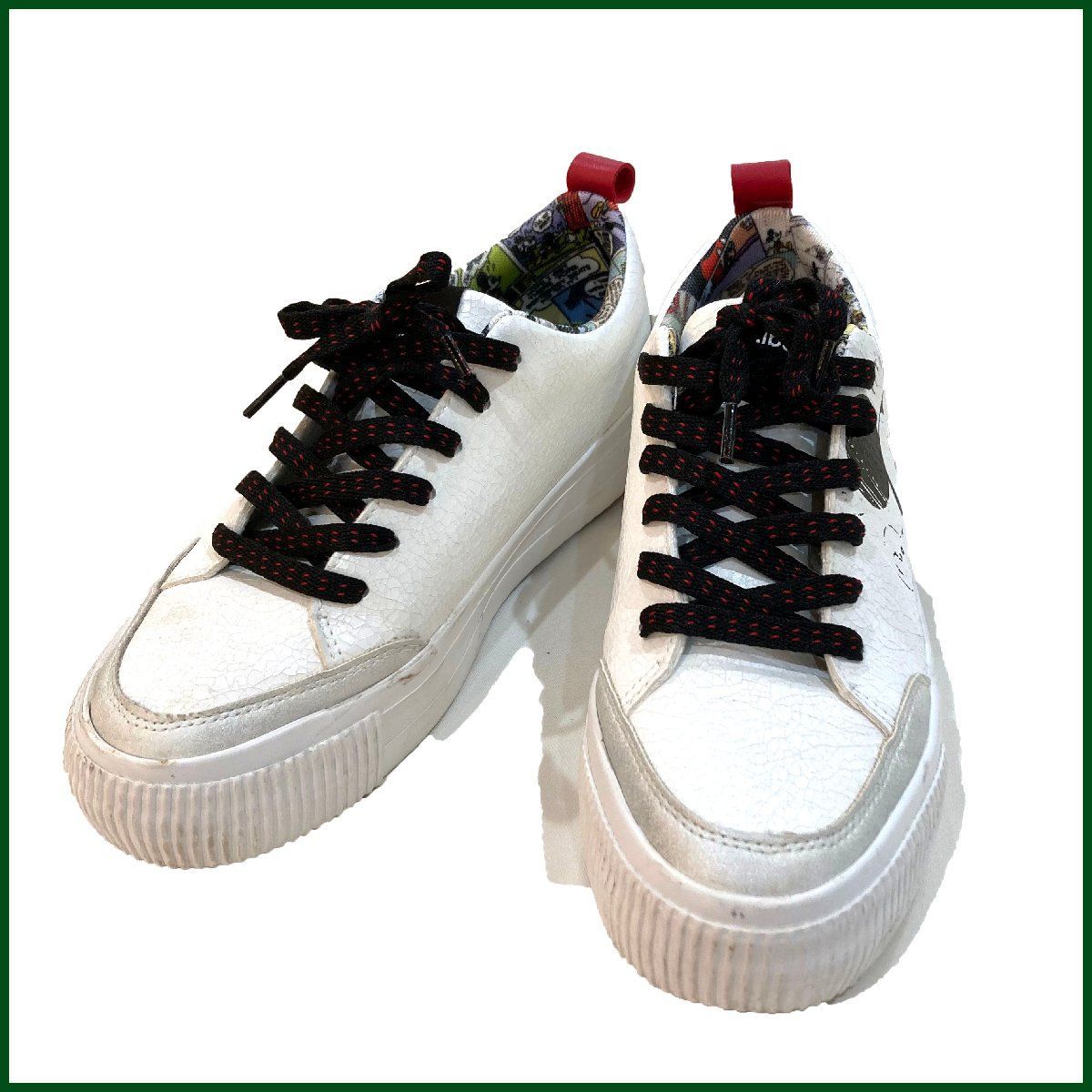 中古○Desigual /デシグアル ○ Disneyコラボ スニーカー 中古○Desigual /デシグアル ○ Disneyコラボ スニーカー