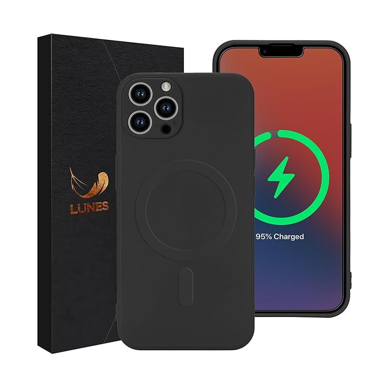 [LUNES] iPhone 12 Pro Max ケース Magsafe対応 AIR LIQUID for iPhone 12 Pro Max (6.7 inch) マグセーフ対応 薄型 傷防止 カメラ保護 黄変防止 耐衝撃 軽量 ワイヤレス充電対応 レ 0