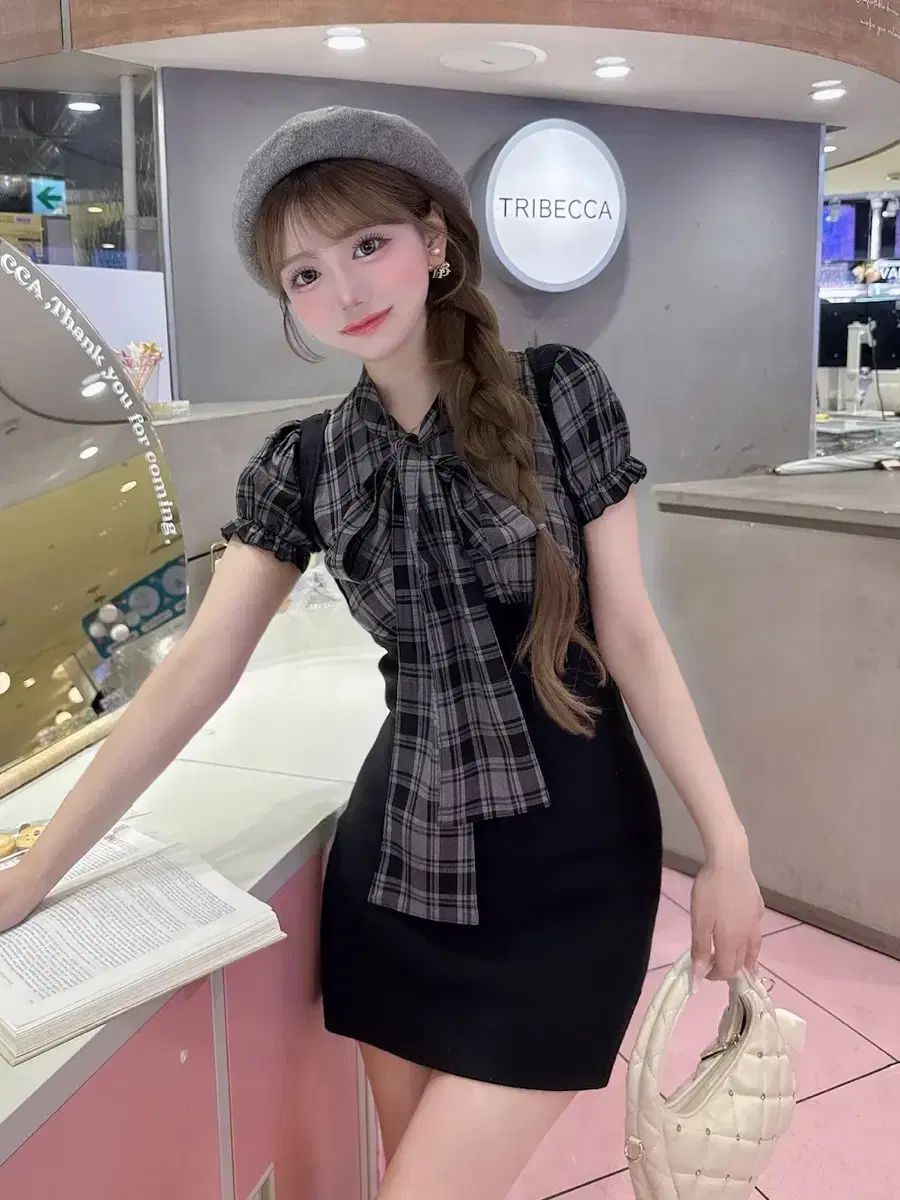 Darich ダリチ レイヤード ボタイ ミニ ワンピース