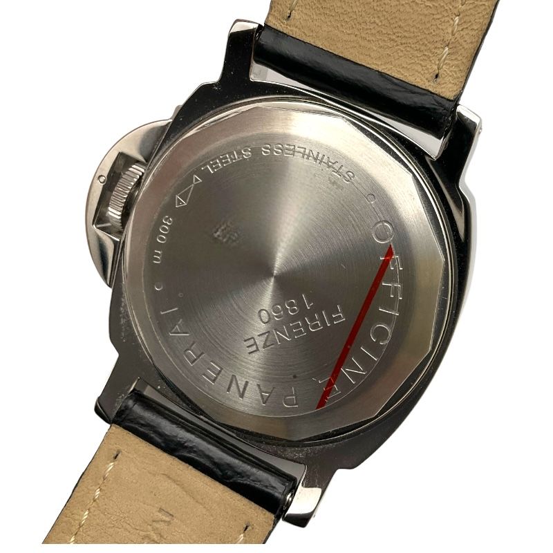 パネライ PANERAI ルミノール パワーリザーフ PAM00027 ブラック ステンレススチール メンズ 腕時計 - メルカリ