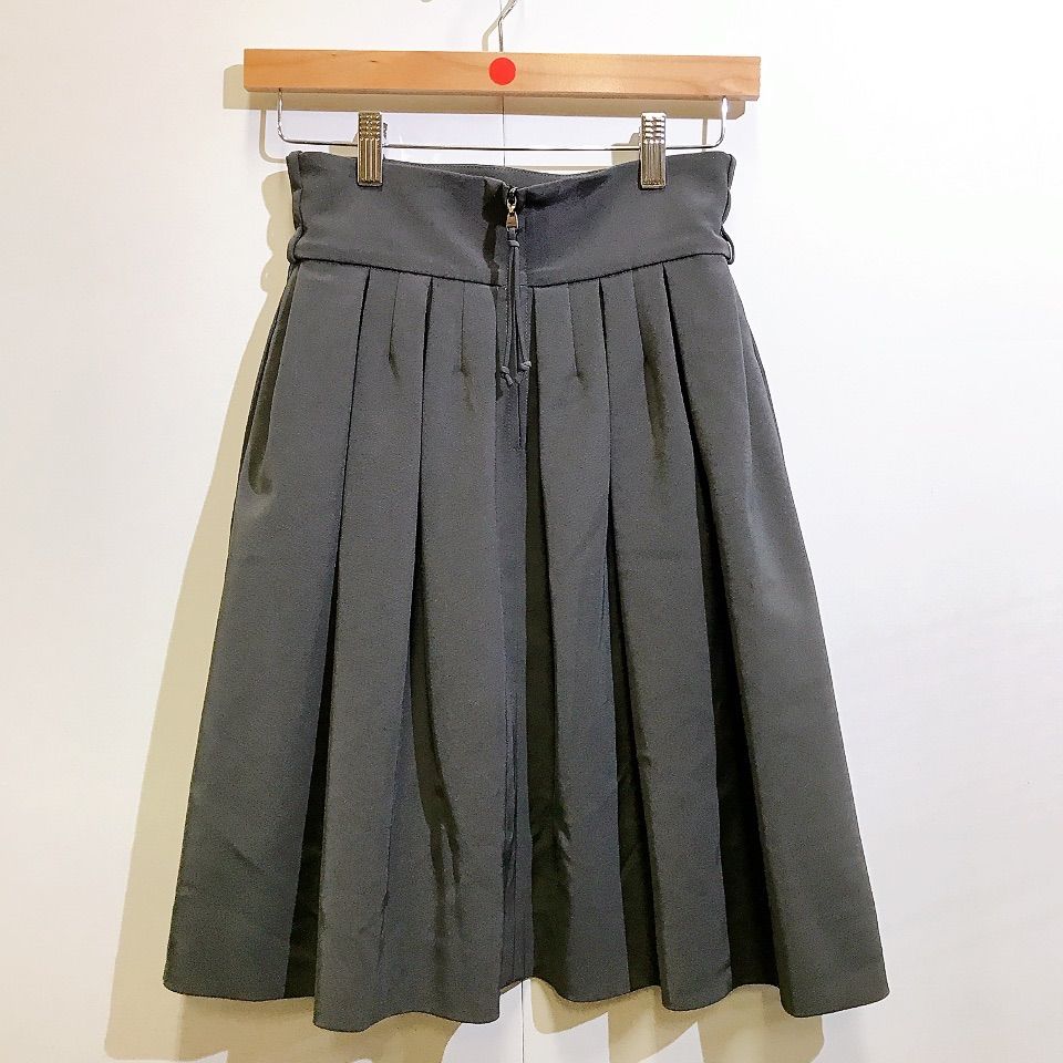 FOXEY NEW YORK フレアスカート 38 グレー フォクシー FOXEY NEW YORK