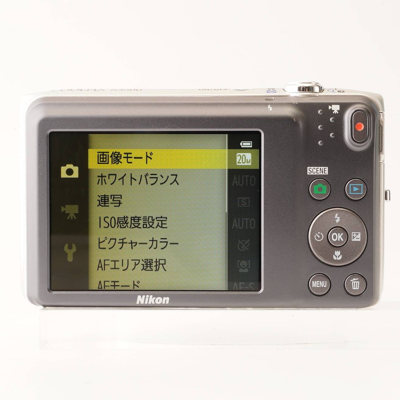 ニコン Nikon COOLPIX S3500 シルバー 7xズーム コンパクトデジタル