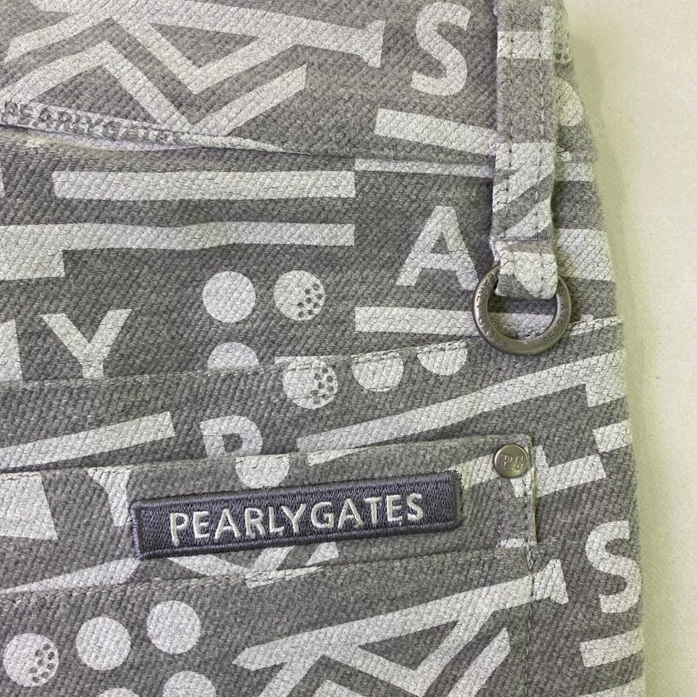 サイズ：1 PEARLY GATES パーリーゲイツ 055-2231114 パンツ 総柄 グレー系 [240101489597] ゴルフウェア レディース ストスト サイズ：1 PEARLY GATES パーリーゲイツ 055-2231114 パンツ 総柄