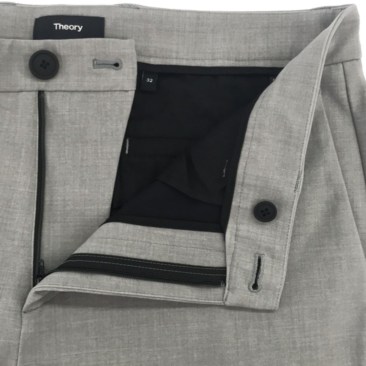 Theory Men's Clinton DPK W.Precis, Stone, 38 at Amazon Men's