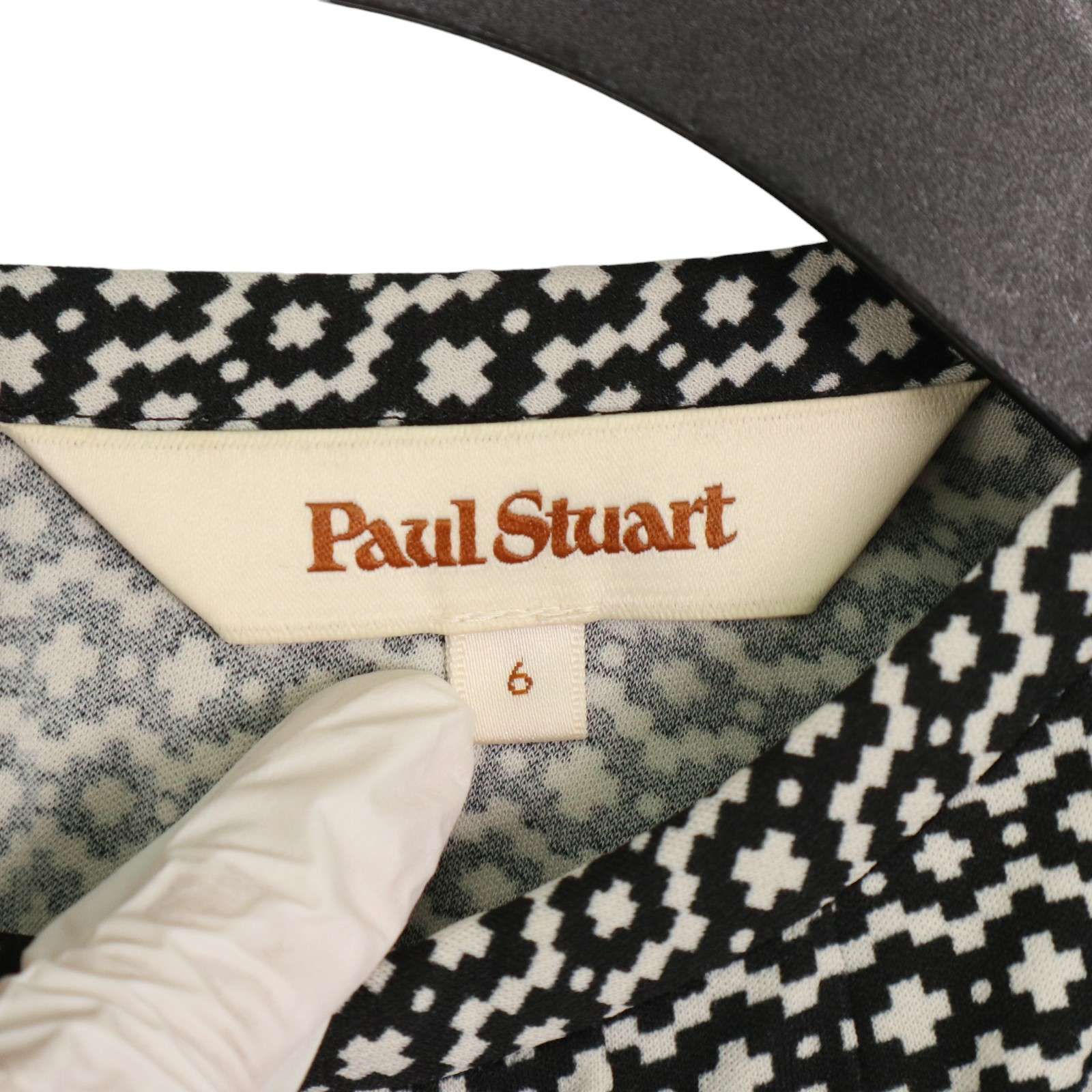PAUL STUART ポール・スチュアート 通年☆ 幾何学模様 総柄 長袖