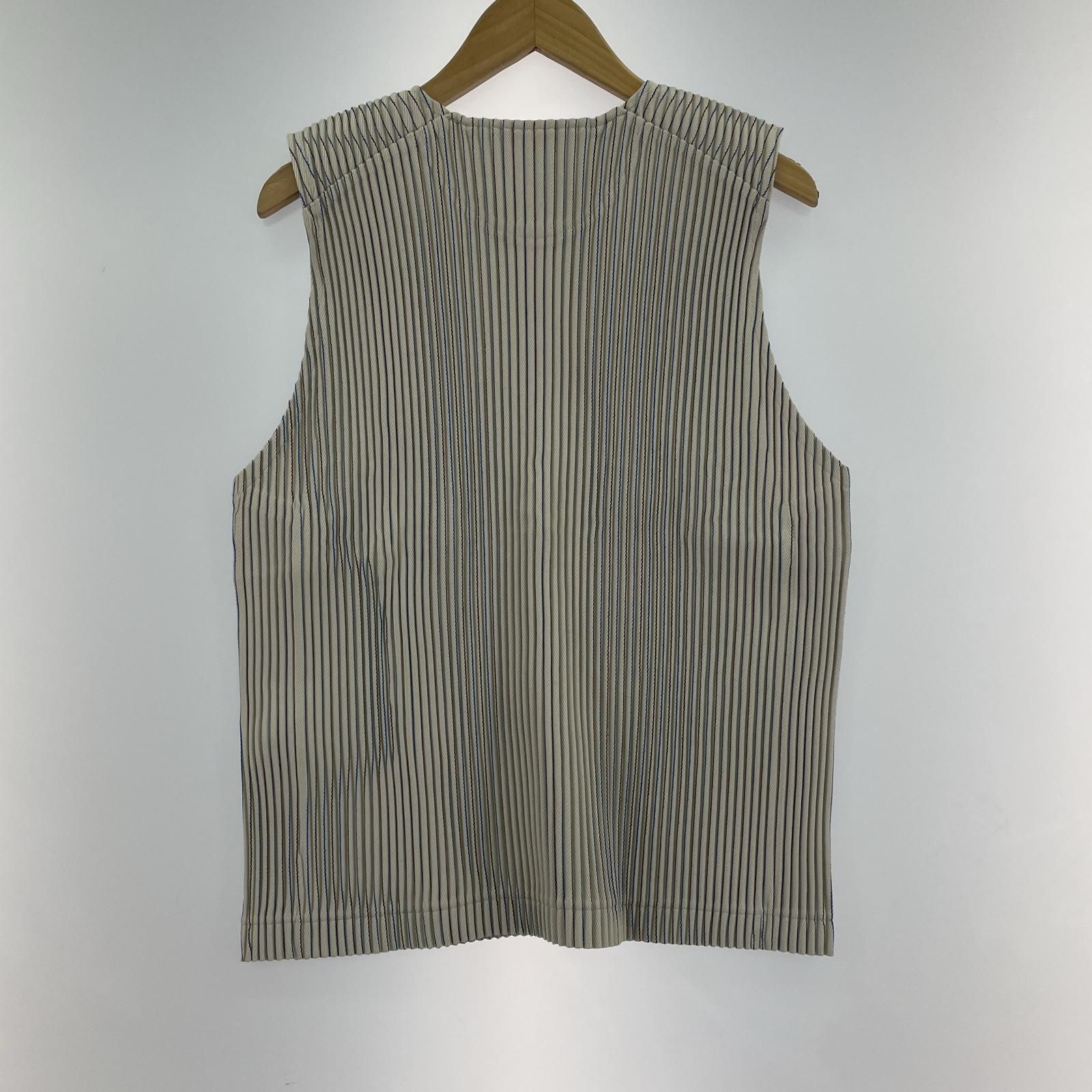 HOMME PLISSE ISSEY MIYAKE ノースリーブカットソー 2 HP33FE321