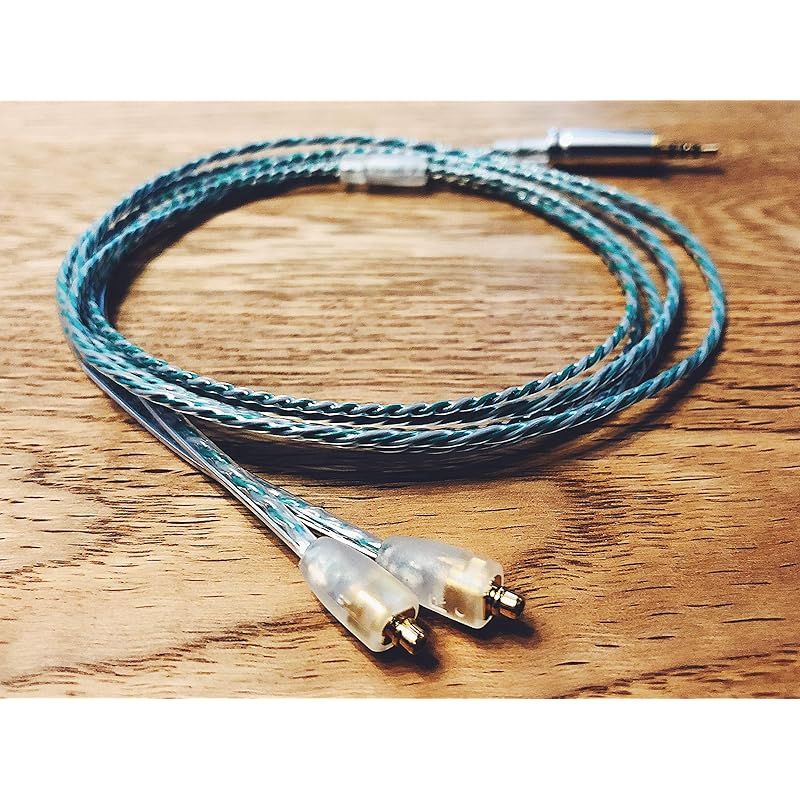 WAGNUS. イヤホン オーディオ アップグレードケーブル リケーブル Easter Lily 3.5mm 3 プラグ FitEar type