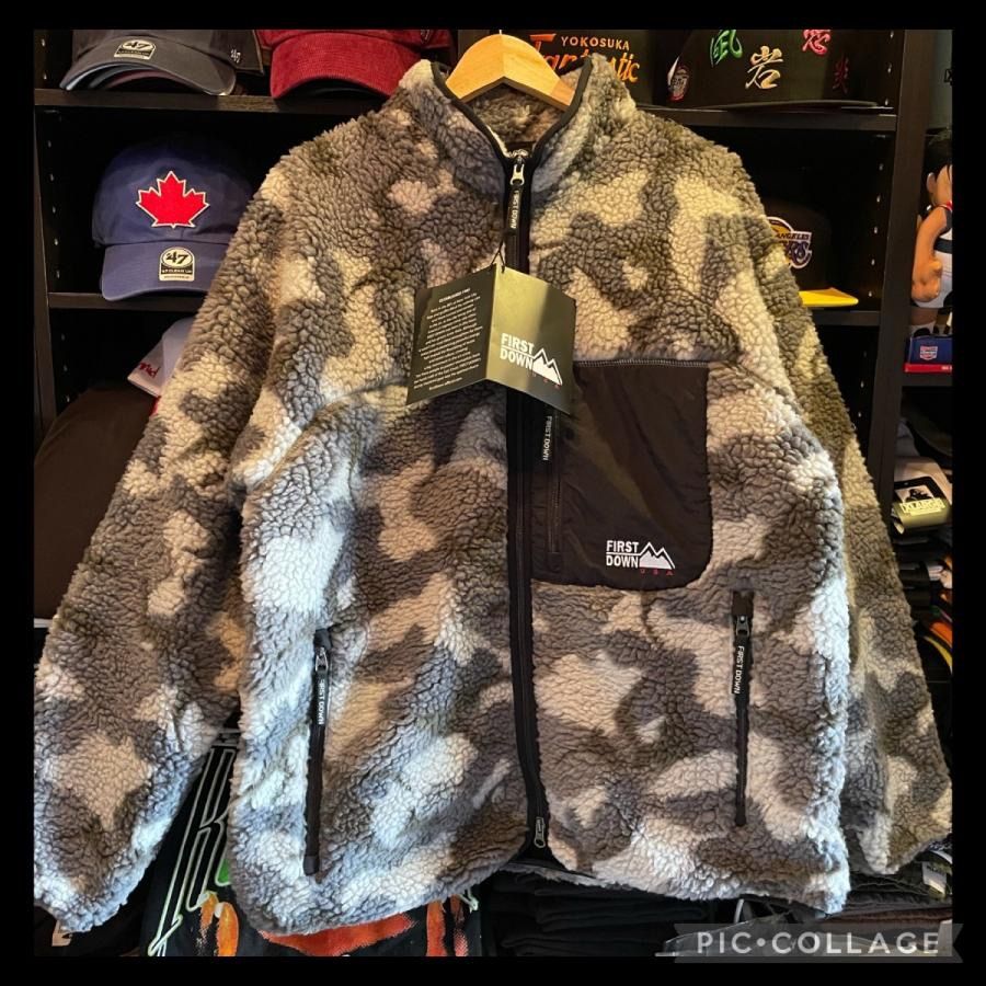 FIRST DOWN TUMBLING BOA BLOUSON CAMO Lサイズ - メルカリ