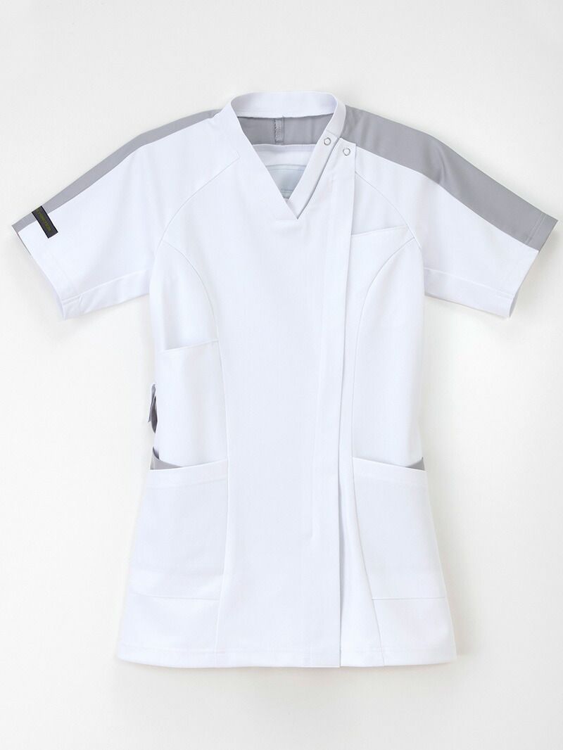 [ナガイレーベン] 女子スクラブ (LX-4077) [Tシルバーグレー]