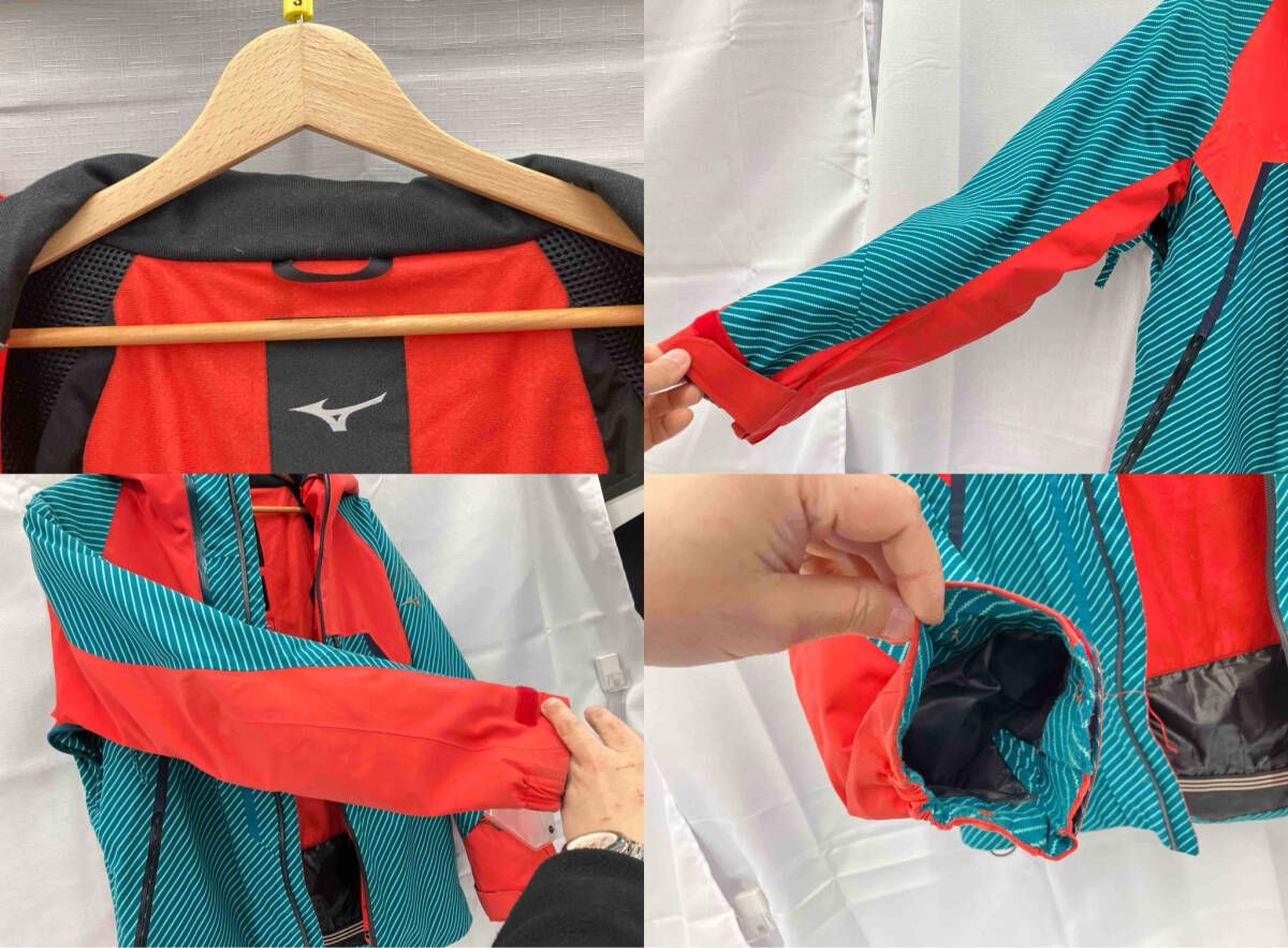 MIZUNO/ミズノ/スノーボードジャケット/グリーン&レッド/REFLECTION