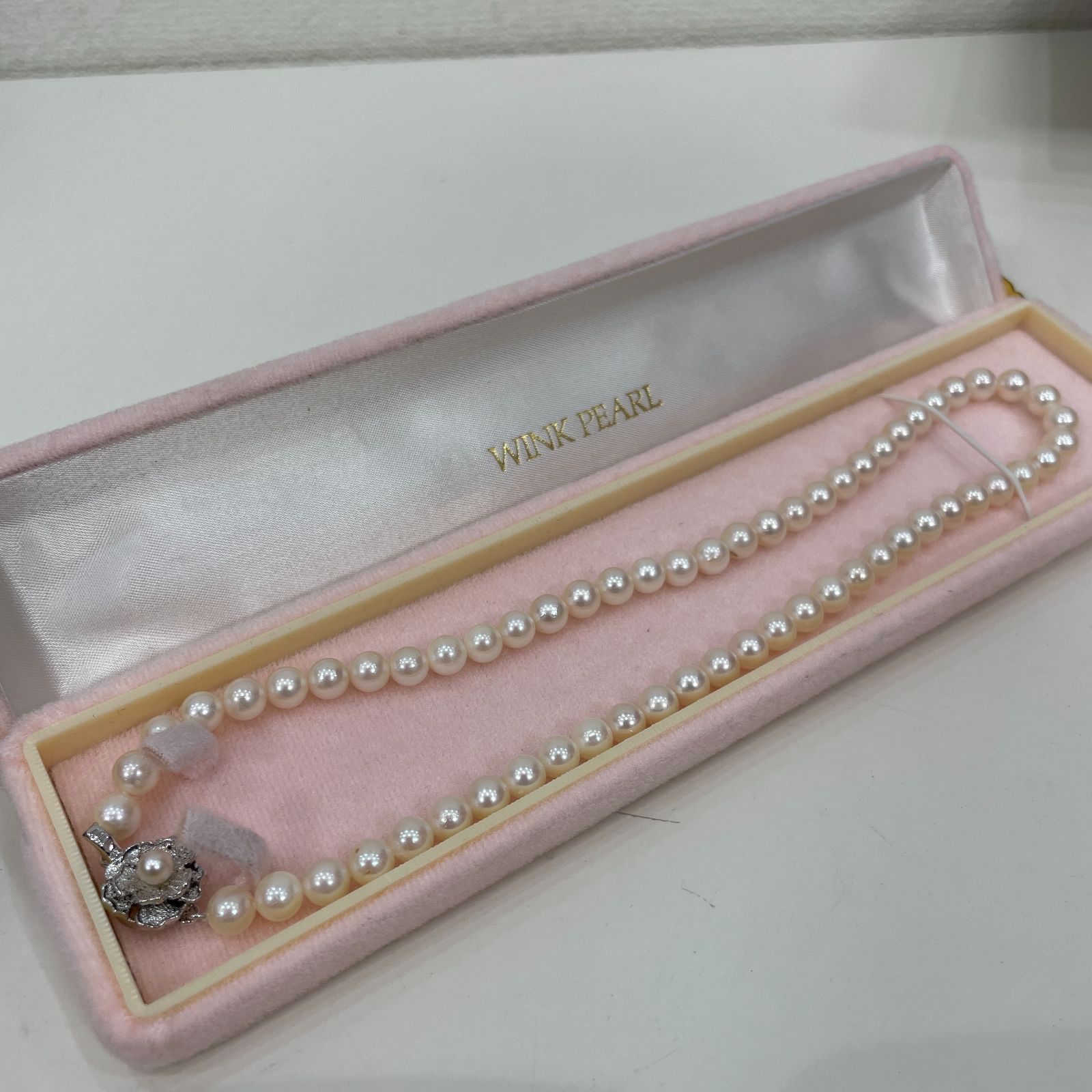 A最終処分価格【美品】WINK PEARL ウインクパール パールネックレス