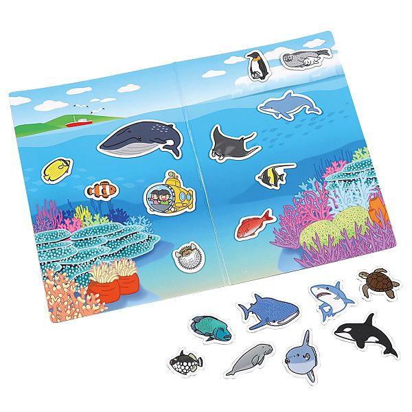 海の生き物 おもちゃ3点セット 知育玩具 カードゲーム 幼児 園児