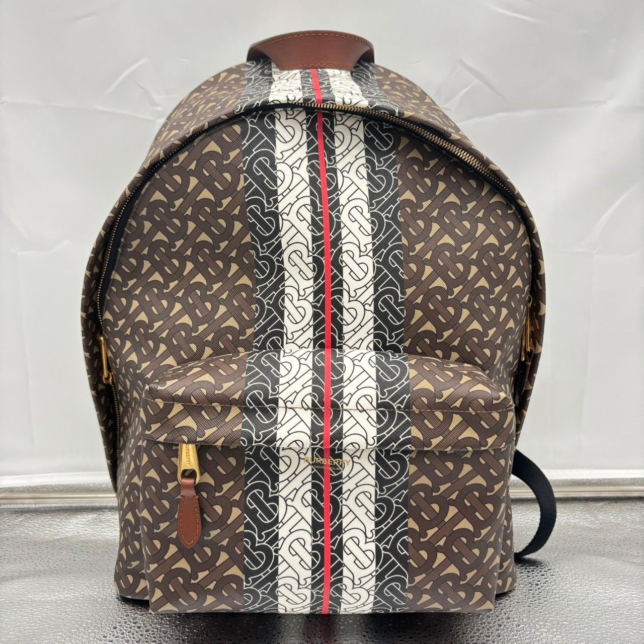 BURBERRY モノグラムストライププリント リュックサック 8018651