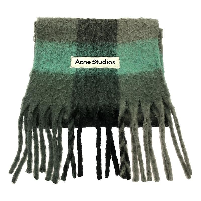 Acne Studios / アクネストゥディオズ | モヘア チェック スカーフ