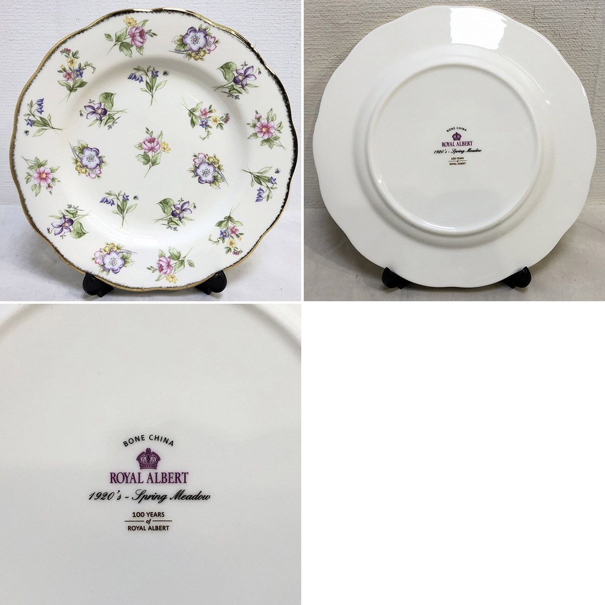 ロイヤルアルバート 100周年 限定記念品 プレート カップ&ソーサー