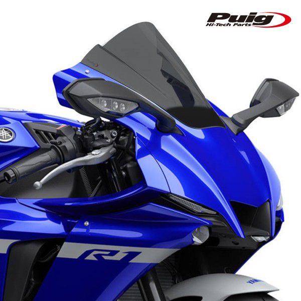 Puig 3826F RACING-SCREEN [DARK SMOKE] YAMAHA YZF-R1/R1M (20-25) YZF-R1 RACE (24-) プーチ スクリーン カウル