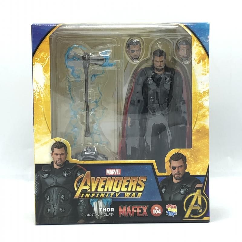 【中古】開封)MAFEX THOR(AVENGERS INFINTY WAR)[10]