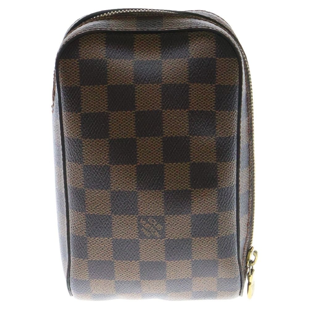LOUIS VUITTON ルイヴィトン ダミエ ジェロニモス レザーショルダーバッグ ボディバッグ ブラウン N51994