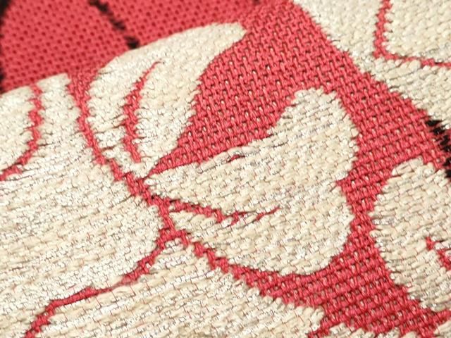 平和屋着物＊夏物 八寸名古屋帯 よろけ縞 DAAW4135cm 平和屋着物＊