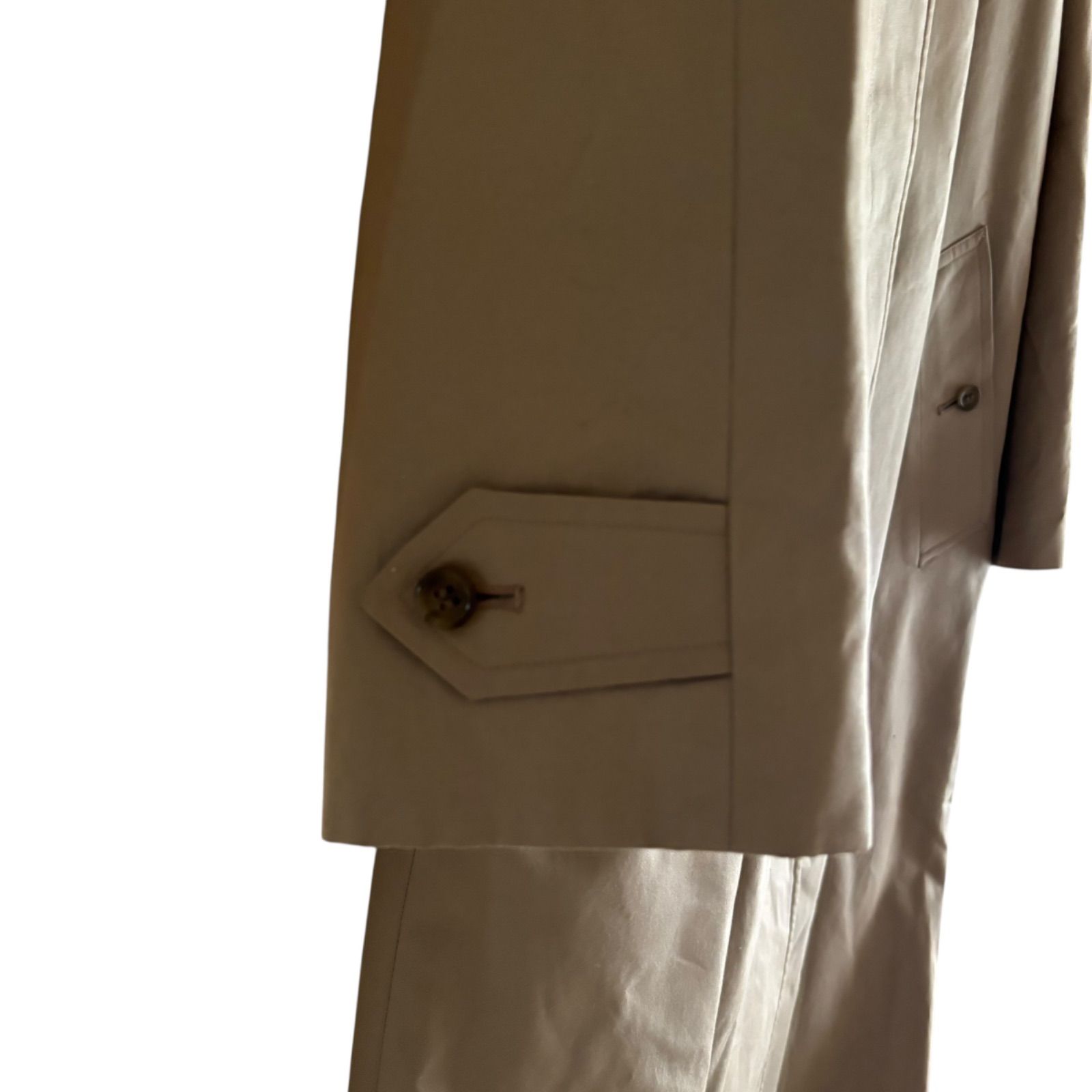 Z1533 DAKS ダックス トレンチコート 英国製 チェックライナー付き