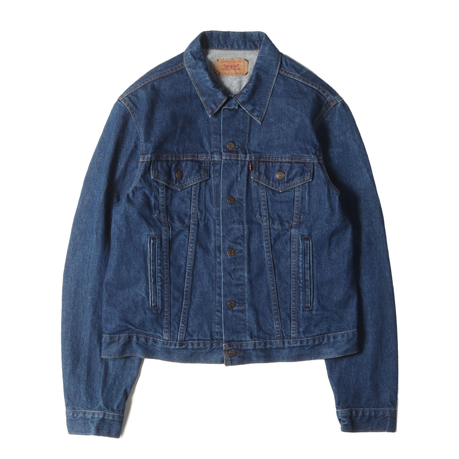 Levis / vintage ヴィンテージ リーバイス ジャケット サイズ:46L 80s 71506-0216 ロング丈 デニムジャケット ( USA製 / ビッグサイズ) インディゴ 80% Gジャン アウター ブルゾン 上着【メンズ】 - メルカリ