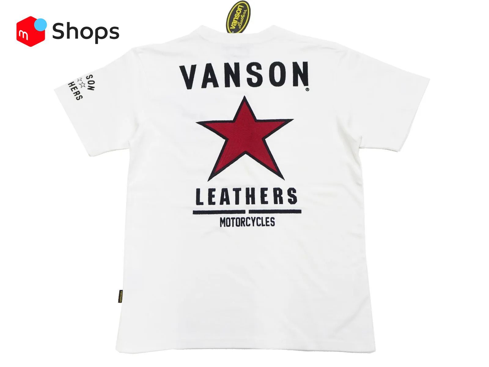 シーズン到来！美品！サイズ40！希少！vanson ワンスター程度◎ バンソン NVST-2323 VANSON Tシャツ 「ワンスター・ONE STAR」 刺繍