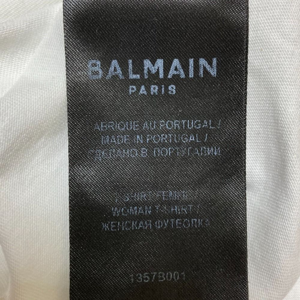 BALMAIN バルマン 半袖 クロップド Tシャツ XSサイズ ホワイト  