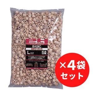 4袋セット パワーハウス ベーシック ソフト Ｌ袋 ５Ｌ ろ材