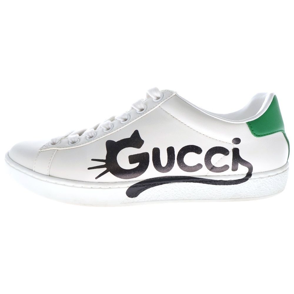 GUCCI (グッチ) ACE エース キャット ロゴプリント ローカット