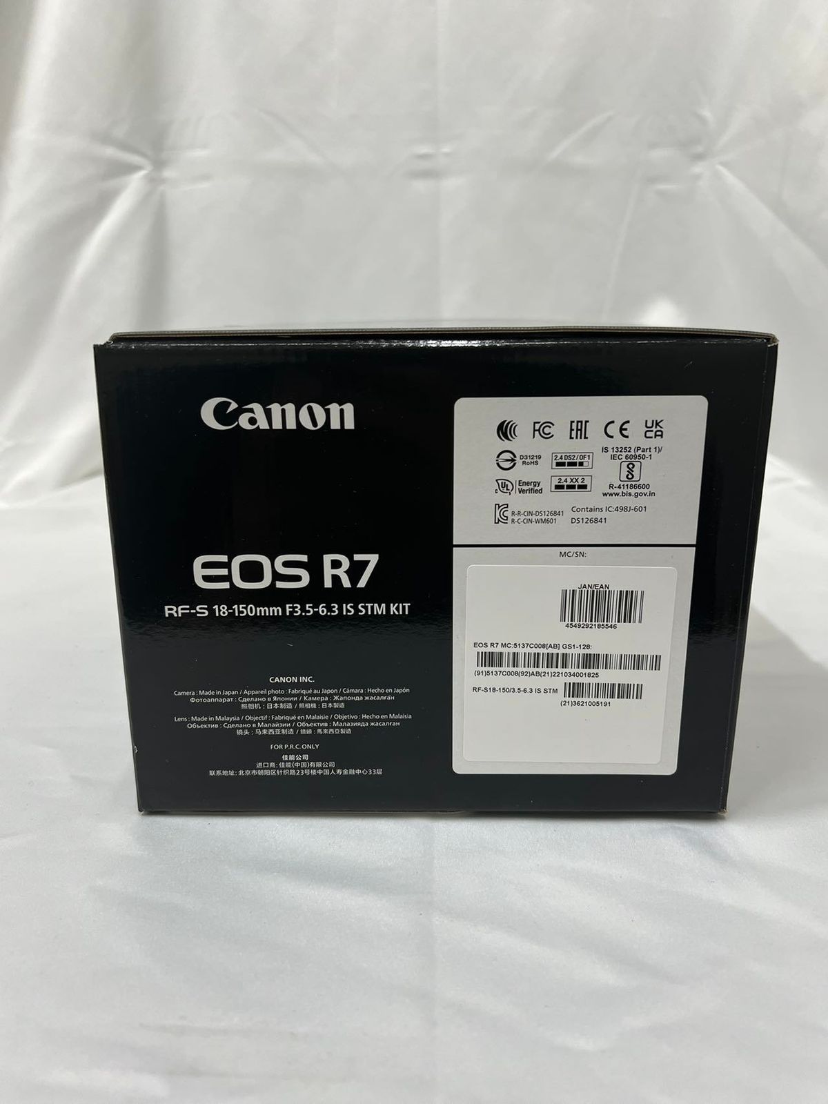 Canon キヤノン EOS R7  ミラーレスカメラ レンズキット RF-S18-150 IS STM KIT