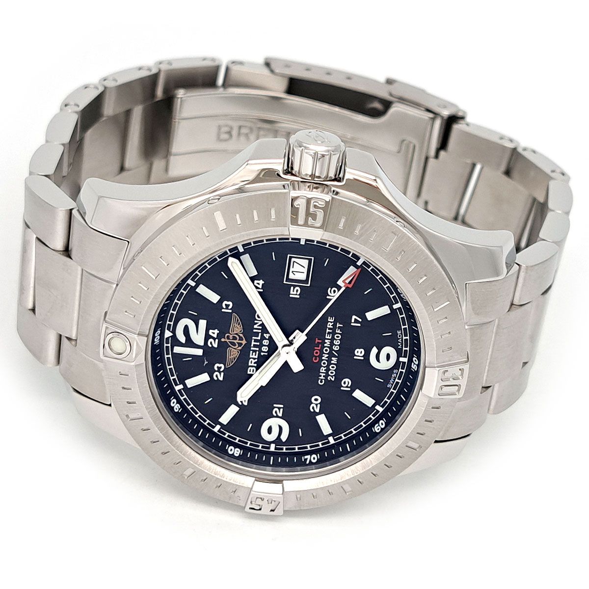 ブライトリング コルト 44 クオーツ A74388 クオーツ ステンレス  