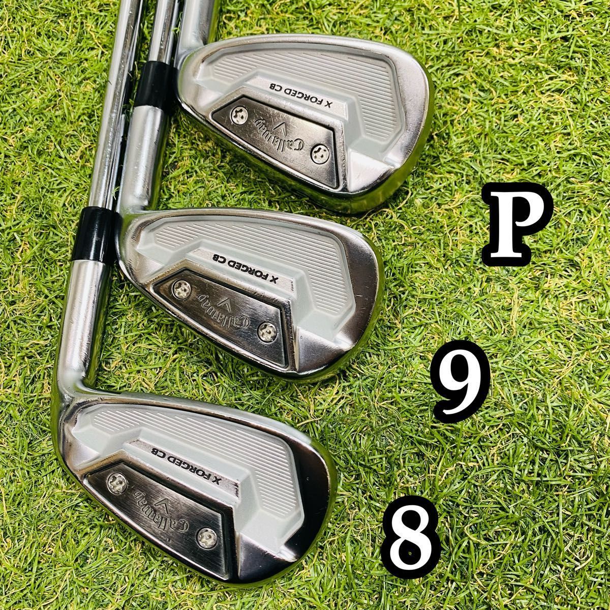 【良品】キャロウェイ Xフォージド CB メンズアイアンセット 6本 S キャロウェイ Xフォージド CB メンズアイアンセット 6本 スチールS