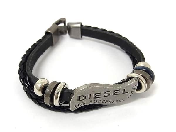 【美品】DIESEL ブレスレット DIESEL ディーゼル ブレスレット メンズ レディース ステンレス