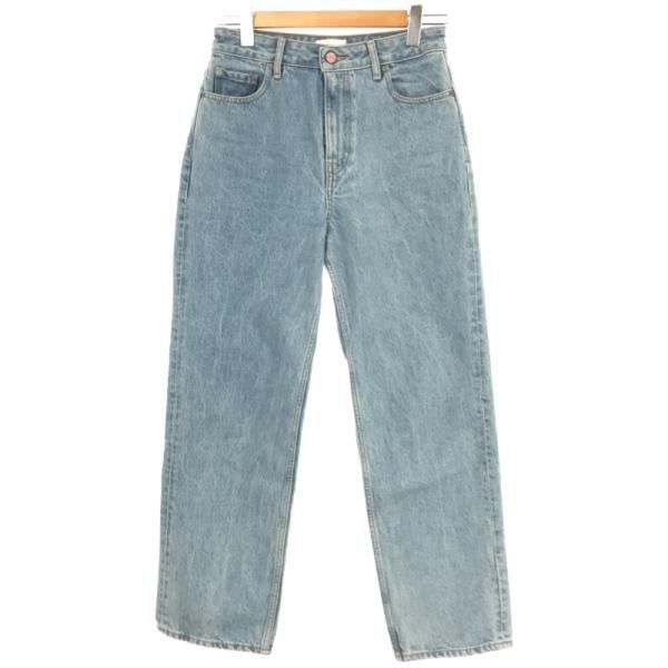 GANNI ガニー MISY CROPPED ヴィンテージ加工クロップドデニムパンツ 