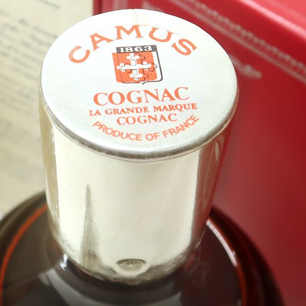 お酒】CAMUS シルバートップ Baccarat バカラ クリスタル ブランデー