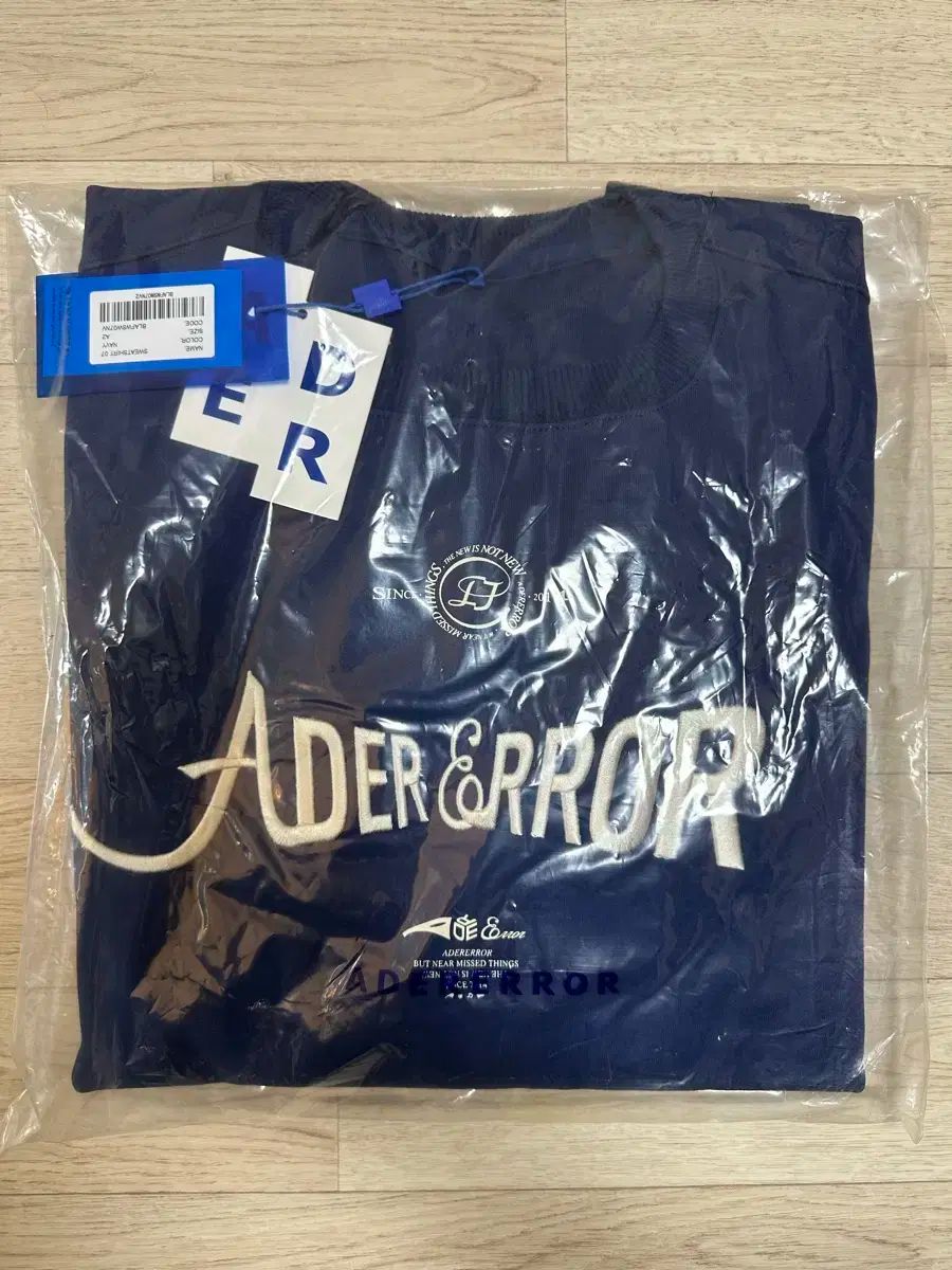 アーダーエラー adererror スウェット 21FW ネイビー　A1 ADER ERROR Hoodie men and women アーダーエラースウェット