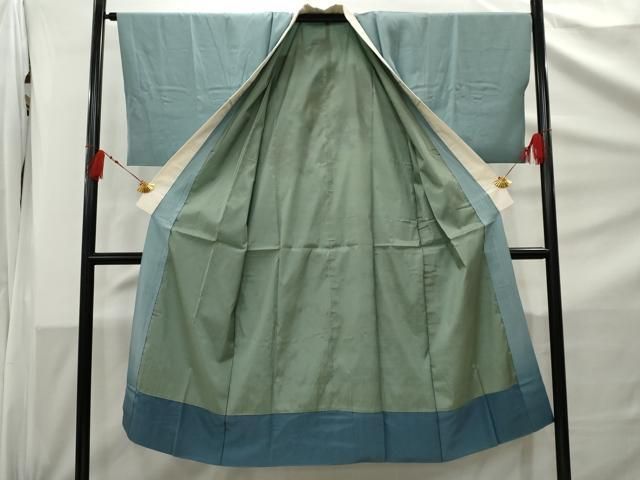 平和屋着物●男性 長襦袢 無双仕立て 作家物 龍と虎 正絹 AABC3607nf