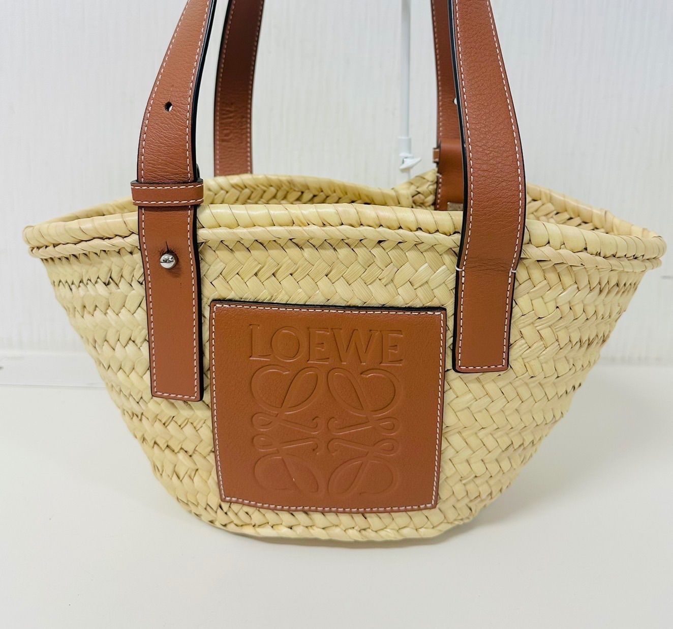 LOEWE】美品！ロエベ バスケットバッグ スモール - メルカリ