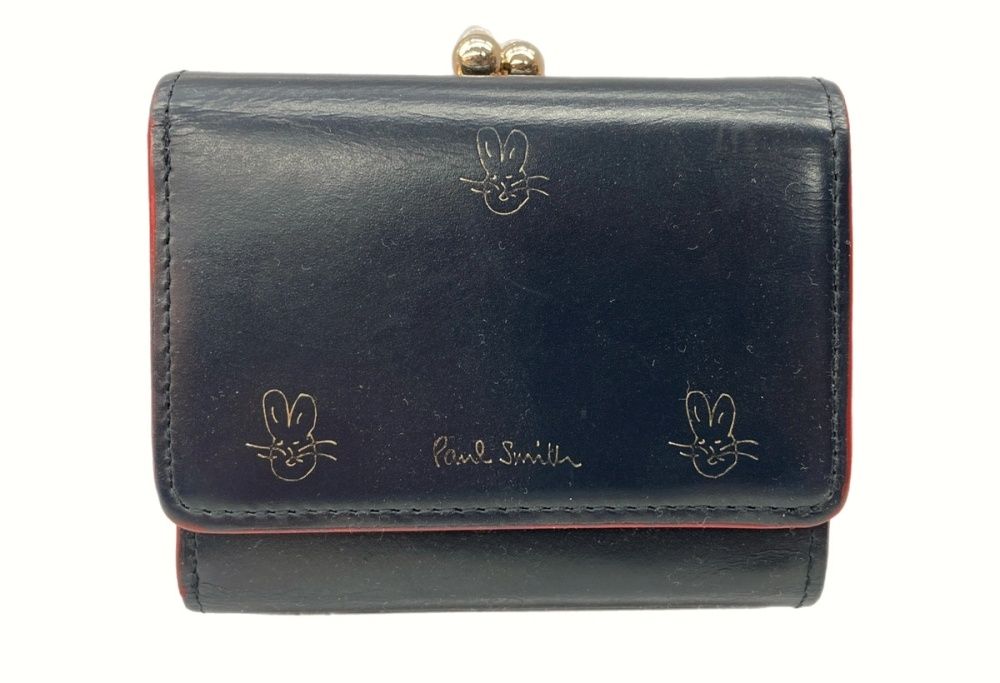 ポールスミス Paul Smith 3つ折り がま口財布 ミックスドゥードゥル