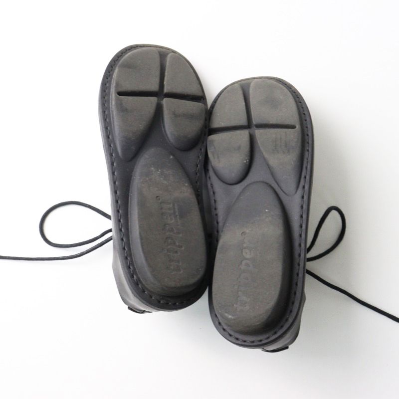 【trippen】トリッペン TYLER タイラー　レースアップシューズ 35 美品 トリッペン trippen Tyler タイラー レザーレースアップ