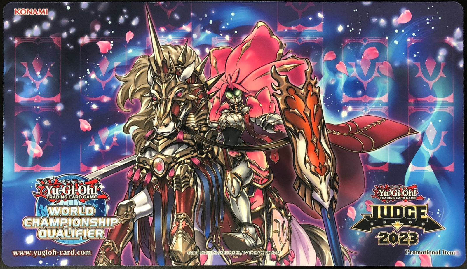 遊戯王 フルール・ド・バロネス プレイマット WCQ JUDGE 2023 遊戯王 フルール・ド・バロネス WCQ2023 JUDGE プレイマット