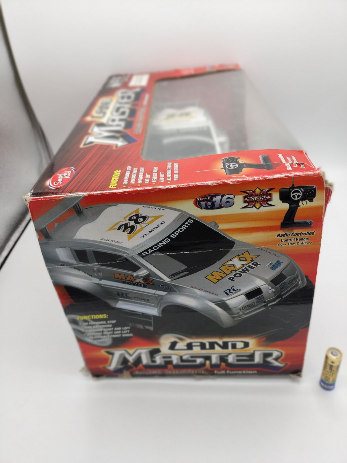 ミニカー LAND MASTER ランドマスー ラジコン シルバー ジャンク品