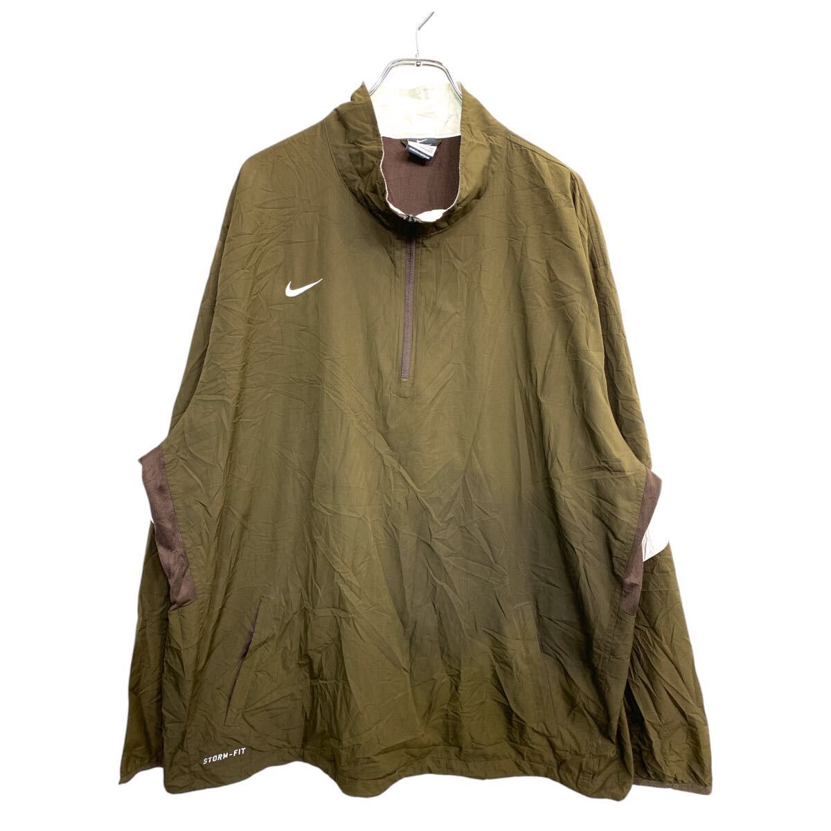 NIKE ナイロンジャケット XXLサイズ ナイキ ビッグサイズ ブラウン 