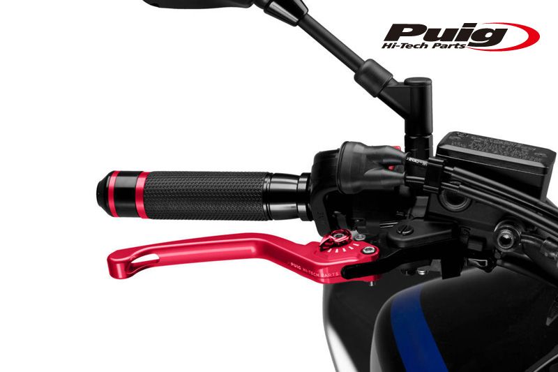 Puig(プーチ) 120RR220RR NON-FOLDABLE BRAKE u0026 CLUTCH LEVER 3.0 RED/RED (固定タイプ) ブレーキ クラッチ セット