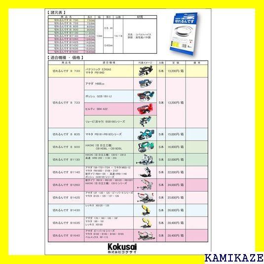 ☆便利_Z015 コクサイ 充電バンドソー用替刃 切れるんです 5本入 3 0