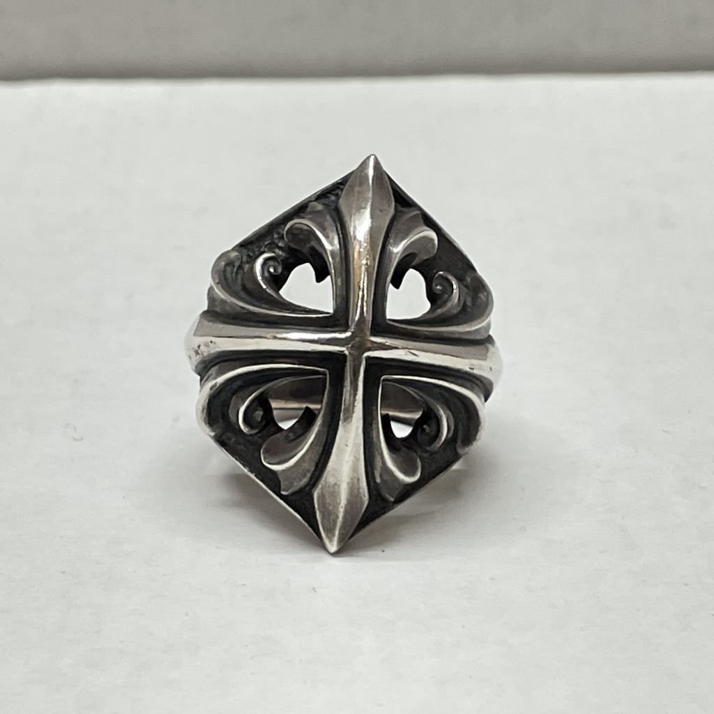 01w-5338 Ravish Rucy ラヴィッシュルーシー ルーシークロスリング 約20号 保存袋あり 925 リング 指輪 品