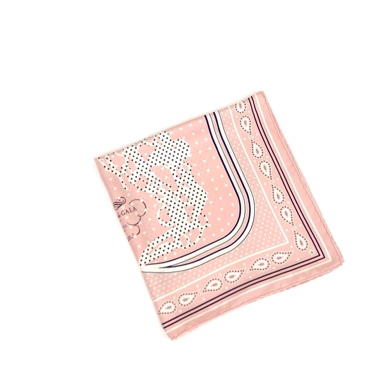 HERMES エルメス カレ55 ブリッドドゥガラ バンダナ スカーフ ピンク HERMES エルメス カレ55 ブリッドドゥガラ バンダナ スカーフ