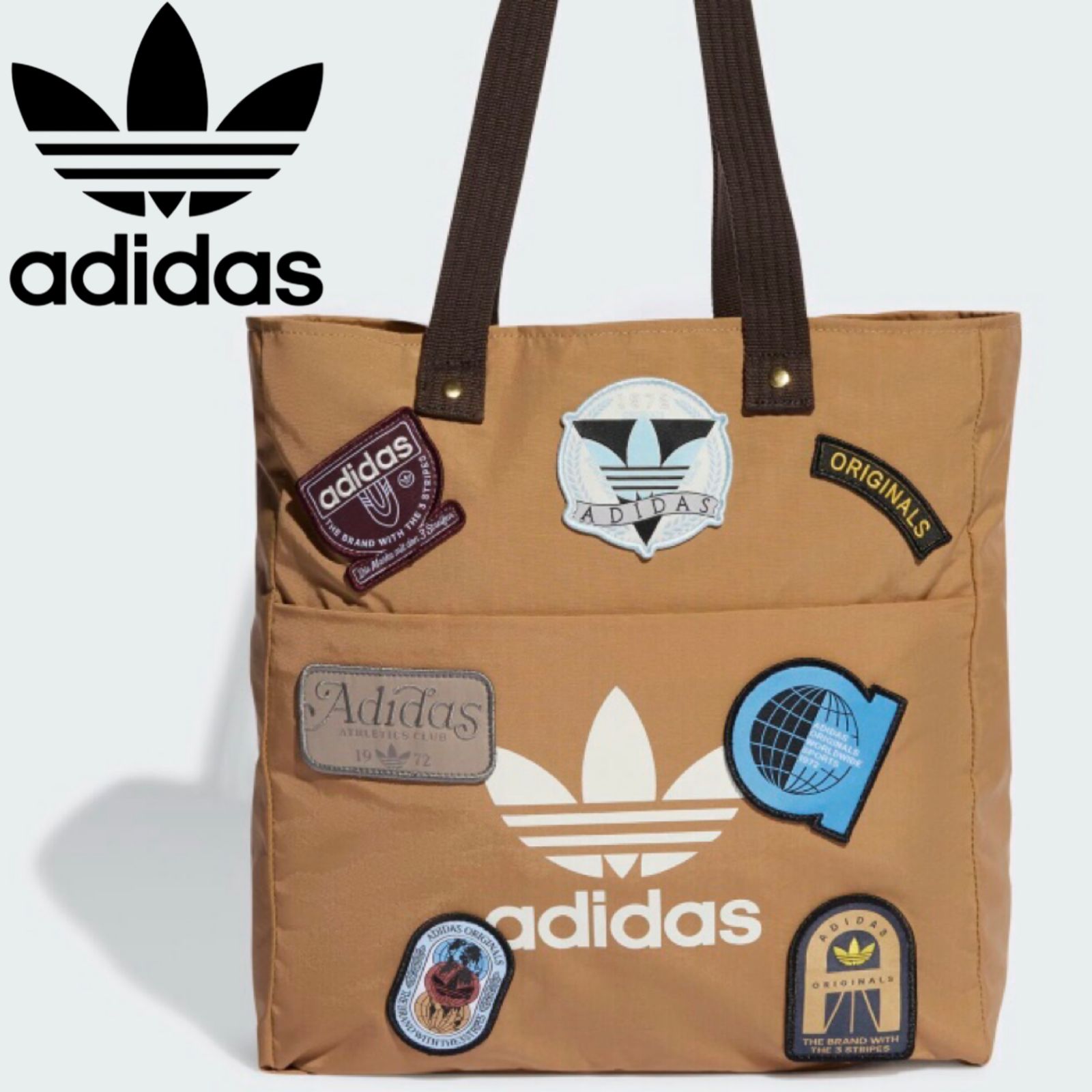 新品⭐️アディダス オリジナルス レコード トートバッグ ベージュ