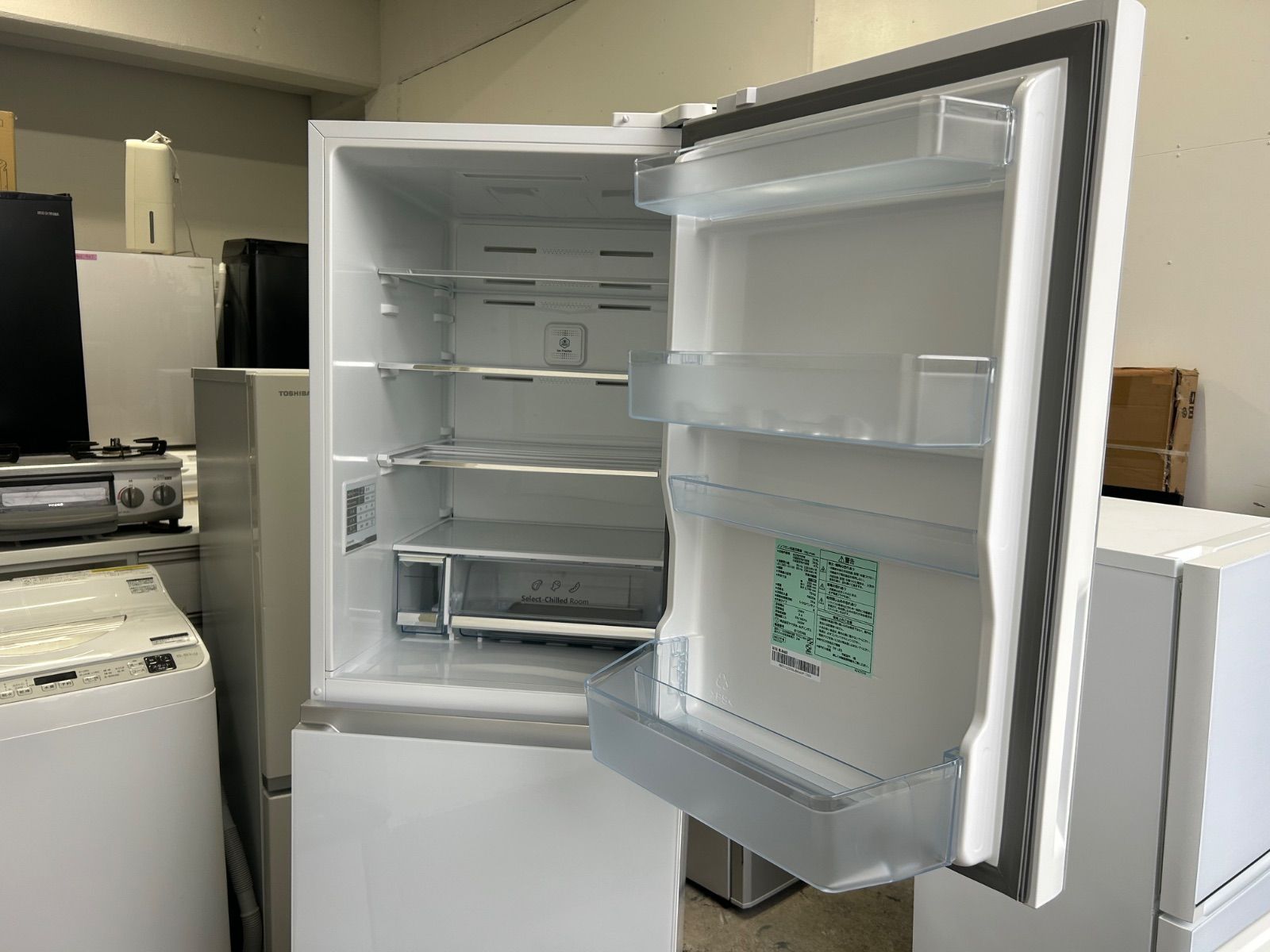 REFAGE YRZ-F36MW ヤマダオリジナル冷蔵庫 358L ホワイト REFAGE