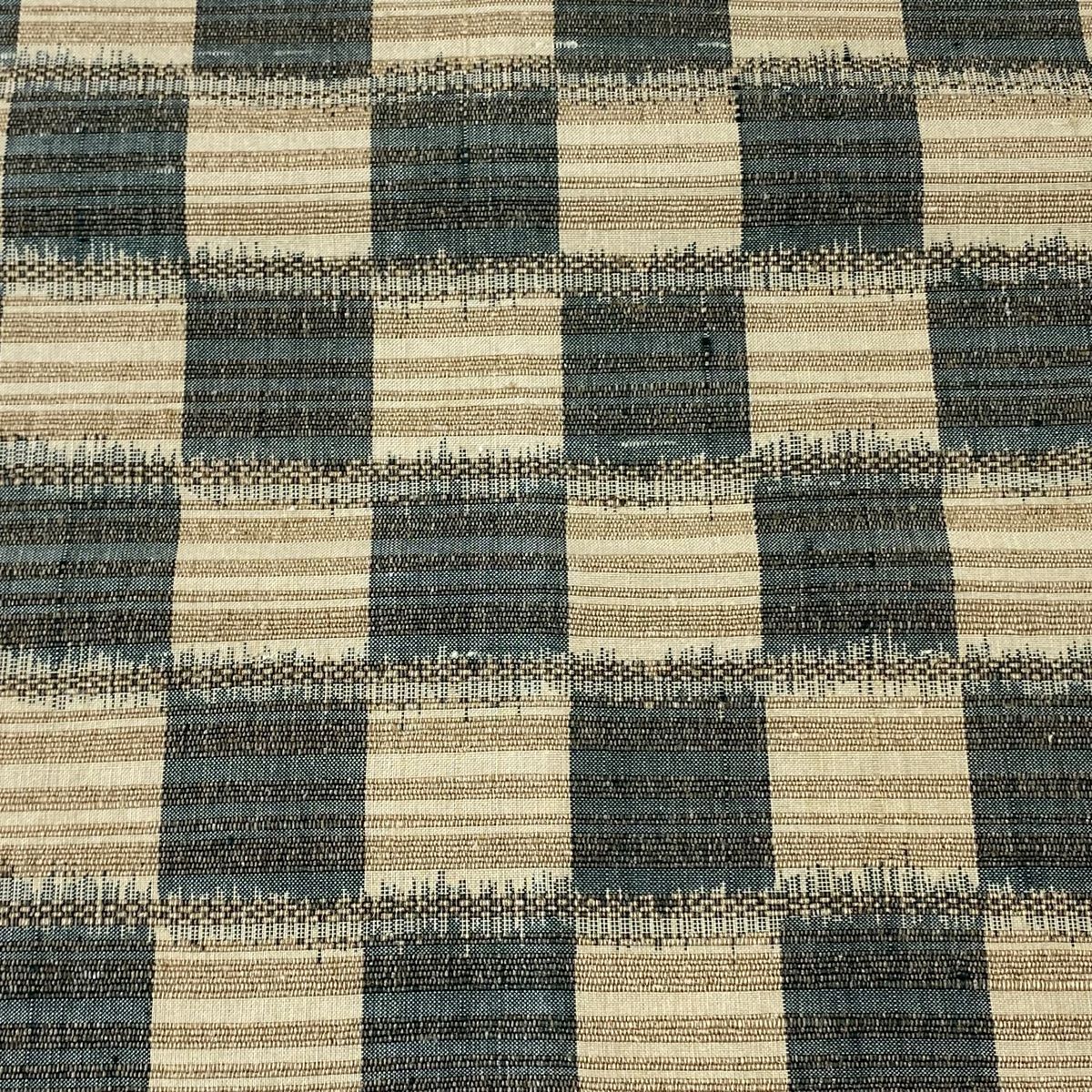 名古屋帯 美品 逸品 証紙 八寸名古屋帯 松葉仕立て 小千谷紬 透かし俵 